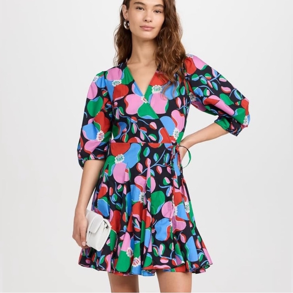 RHODE Multicolor Floral Mini Dress